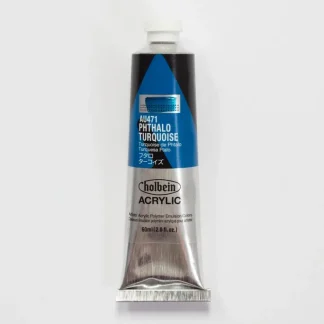 Holbein Acrylic Heavy body AU471 Phthalo Turquoise B 60ml - Little Painter Art | Exploring the Endless Possibilities of Art^ Store