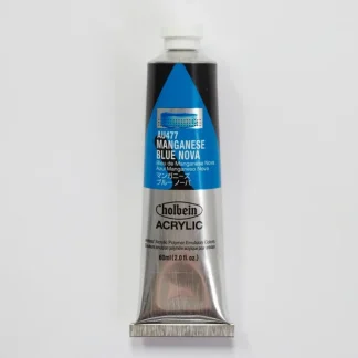 Holbein Acrylic Heavy body AU477 Manganese Blue Nova A 60ml - Little Painter Art | Exploring the Endless Possibilities of Art^ New