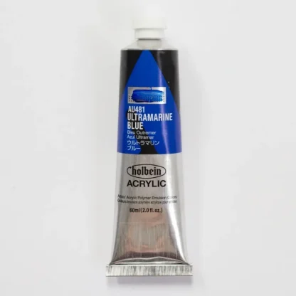 Holbein Acrylic Heavy body AU481 Ultramarine Blue A 60ml - Little Painter Art | Exploring the Endless Possibilities of Art^ Shop