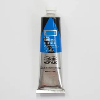 Holbein Acrylic Heavy body AU487 Compose Blue 2 B 60ml - Little Painter Art | Exploring the Endless Possibilities of Art^ Store