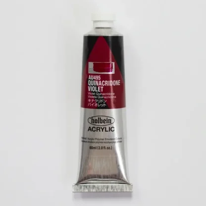 Holbein Acrylic Heavy body AU495 Quinacridone Violet C 60ml - Little Painter Art | Exploring the Endless Possibilities of Art^ Fashion