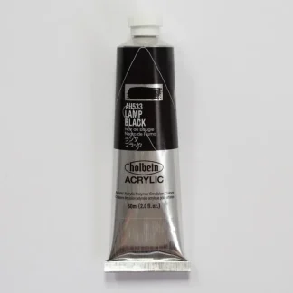 Holbein Acrylic Heavy body AU533 Lamp Black A 60ml - Little Painter Art | Exploring the Endless Possibilities of Art^ Flash Sale