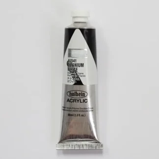 Holbein Acrylic Heavy body AU541 Titanium White A 60ml - Little Painter Art | Exploring the Endless Possibilities of Art^ Online