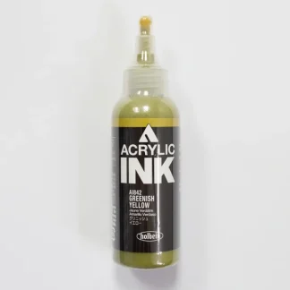 Holbein Acrylic Ink AI842 Greenish Yellow D 100ml - Little Painter Art | Exploring the Endless Possibilities of Art^ Cheap