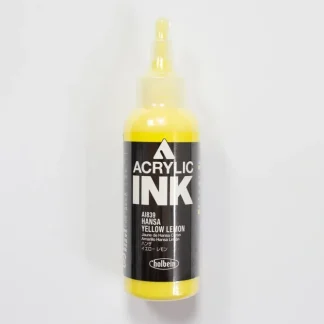 Holbein Acrylic Ink AI839 Hansa Yellow Lemon B 100ml - Little Painter Art | Exploring the Endless Possibilities of Art^ Flash Sale