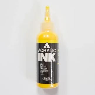 Holbein Acrylic Ink AI837 Hansa Yellow B 100ml - Little Painter Art | Exploring the Endless Possibilities of Art^ New