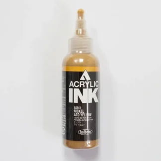 Holbein Acrylic Ink AI841 Nickel Azo Yellow D 100ml - Little Painter Art | Exploring the Endless Possibilities of Art^ Fashion