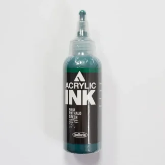 Holbein Acrylic Ink AI851 Phthalo Green B 100ml - Little Painter Art | Exploring the Endless Possibilities of Art^ Store