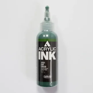 Holbein Acrylic Ink AI855 Sap Green C 100ml - Little Painter Art | Exploring the Endless Possibilities of Art^ Sale