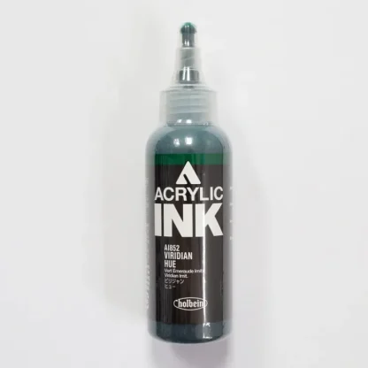 Holbein Acrylic Ink AI852 Viridian Hue B 100ml - Little Painter Art | Exploring the Endless Possibilities of Art^ Outlet