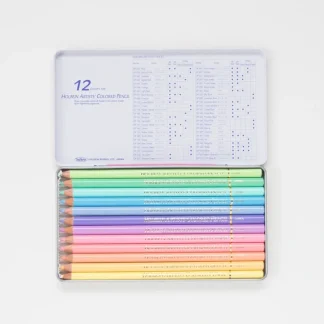 Holbein Kleurpotloden set 12 Pastel Tone - Little Painter Art | Exploring the Endless Possibilities of Art^ Shop