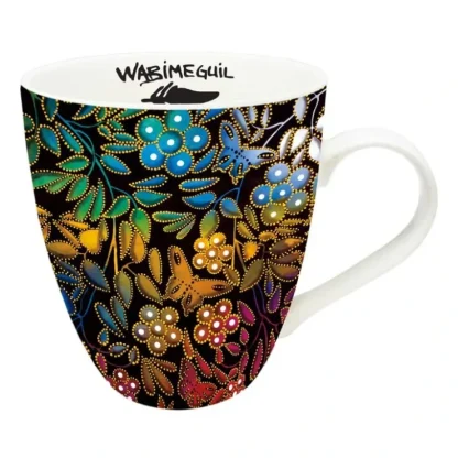 Indigenous Collection Mug 18oz Betty Albert: Flowers And Butterflies - Little Painter Art | Exploring the Endless Possibilities of Art^ Best