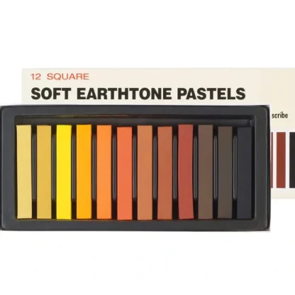 Inscribe Soft Earthtone Pastels - Set of 12 Square Pastels - Little Painter Art | Exploring the Endless Possibilities of Art^ Discount