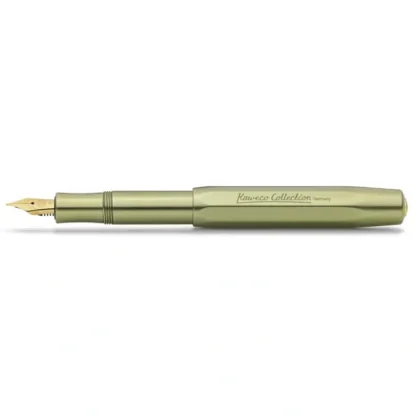Kaweco AL Sport Fountain Pen, Limited Edition, Olivine, Fine Nib - Little Painter Art | Exploring the Endless Possibilities of Art^ New