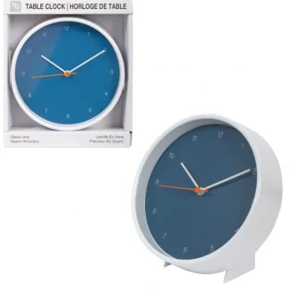 Kiera Grace Wall/Tabletop Clock - 6" Blue - Little Painter Art | Exploring the Endless Possibilities of Art^ Best