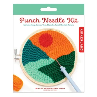 Kikkerland Mini Punch Needle Kit - Landscape - Little Painter Art | Exploring the Endless Possibilities of Art^ Flash Sale