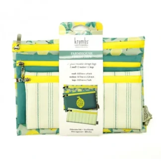 Krumbs Kitchen Farmhouse Fresh Zip Bags 3pk, Assorted - Little Painter Art | Exploring the Endless Possibilities of Art^ Hot
