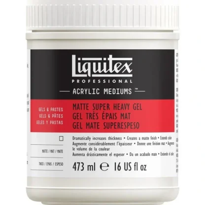 Liquitex Professional Super Heavy Matte Gel Medium 16oz - Little Painter Art | Exploring the Endless Possibilities of Art^ Fashion