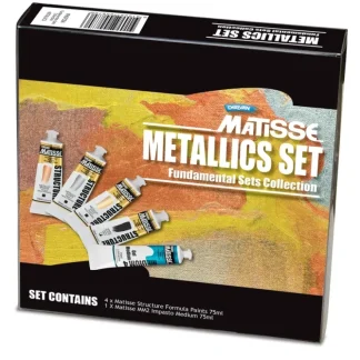 Matisse Structure Metallics Set 5x75ml - Little Painter Art | Exploring the Endless Possibilities of Art^ Cheap