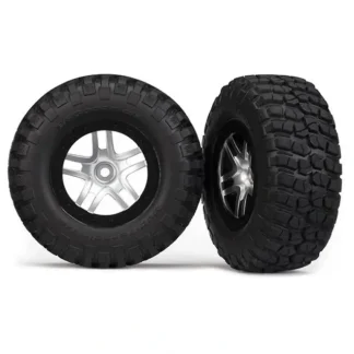 6873 Traxxas Tires & wheels, assembled, glued (SCT Split-Spoke satin finish) - Little Painter Art | Exploring the Endless Possibilities of Art Flash Sale